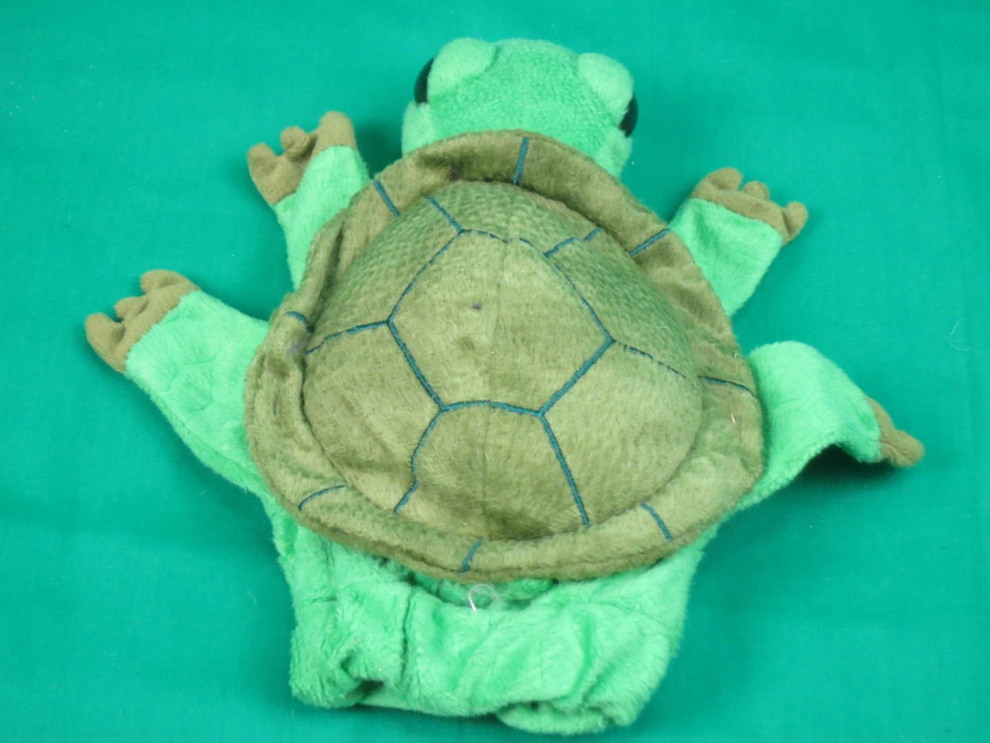 green shell plush